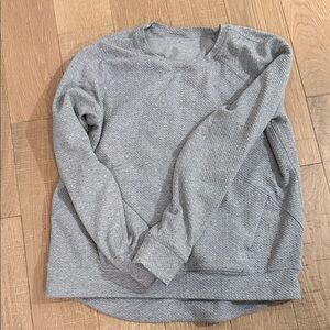 Gray women’s lululemon lined sweatshirt